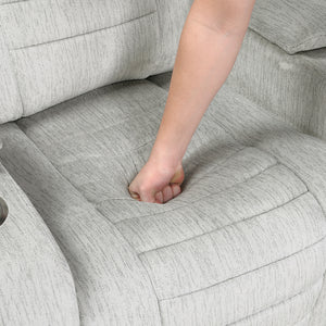 Coast Textured Microfiber Manual Reclining Chair