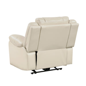 Ridge Faux Leather Power Reclining Chair with LED and Charging Ports
