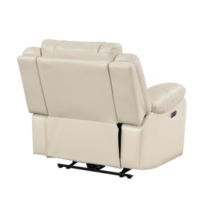 Ridge Faux Leather Power Reclining Chair with LED and Charging Ports