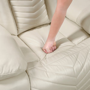 Ridge Faux Leather Power Reclining Chair with LED and Charging Ports