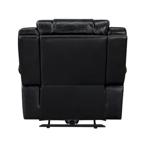 Ridge Faux Leather Power Reclining Chair with LED and Charging Ports