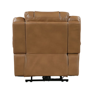 Ridge Faux Leather Power Reclining Chair with LED and Charging Ports