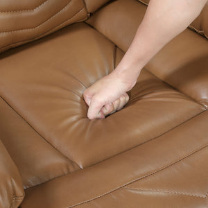 Ridge Faux Leather Power Reclining Chair with LED and Charging Ports