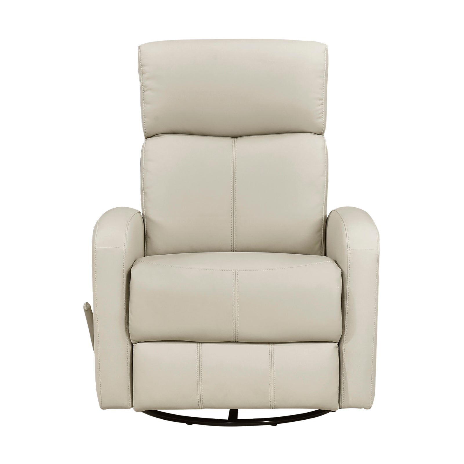 Creek Leather Match Swivel Glider Reclining Chair