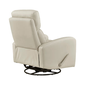 Creek Leather Match Swivel Glider Reclining Chair