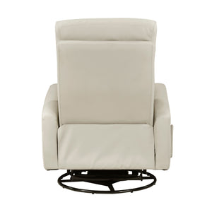 Creek Leather Match Swivel Glider Reclining Chair