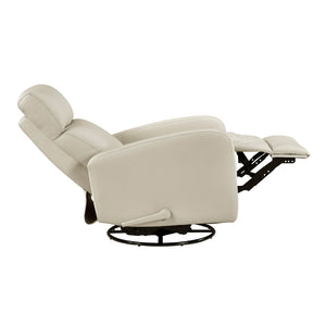 Creek Leather Match Swivel Glider Reclining Chair