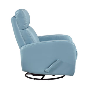 Creek Leather Match Swivel Glider Reclining Chair