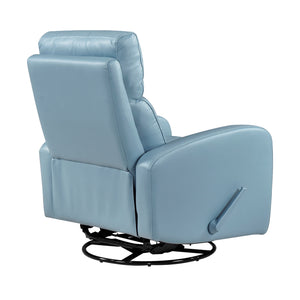 Creek Leather Match Swivel Glider Reclining Chair