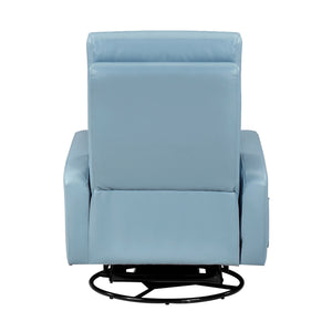 Creek Leather Match Swivel Glider Reclining Chair