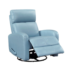 Creek Leather Match Swivel Glider Reclining Chair