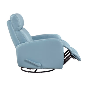 Creek Leather Match Swivel Glider Reclining Chair