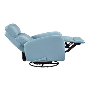 Creek Leather Match Swivel Glider Reclining Chair