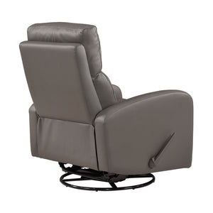 Creek Leather Match Swivel Glider Reclining Chair