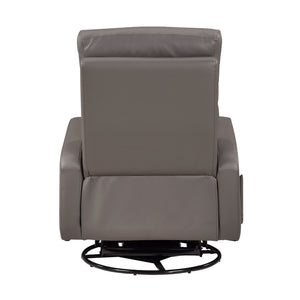 Creek Leather Match Swivel Glider Reclining Chair