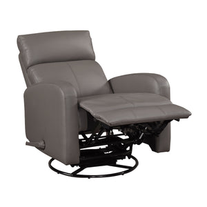 Creek Leather Match Swivel Glider Reclining Chair