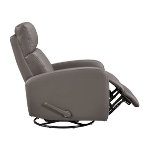Creek Leather Match Swivel Glider Reclining Chair