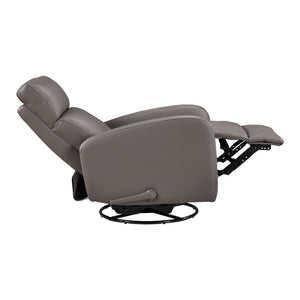 Creek Leather Match Swivel Glider Reclining Chair
