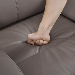 Creek Leather Match Swivel Glider Reclining Chair