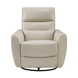 Cillian Leather Match Swivel Glider Reclining Chair