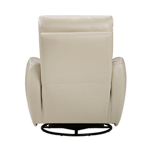 Cillian Leather Match Swivel Glider Reclining Chair