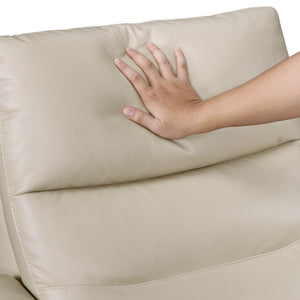 Cillian Leather Match Swivel Glider Reclining Chair
