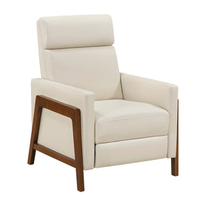 Enzo Faux Leather Push Back Reclining Chair