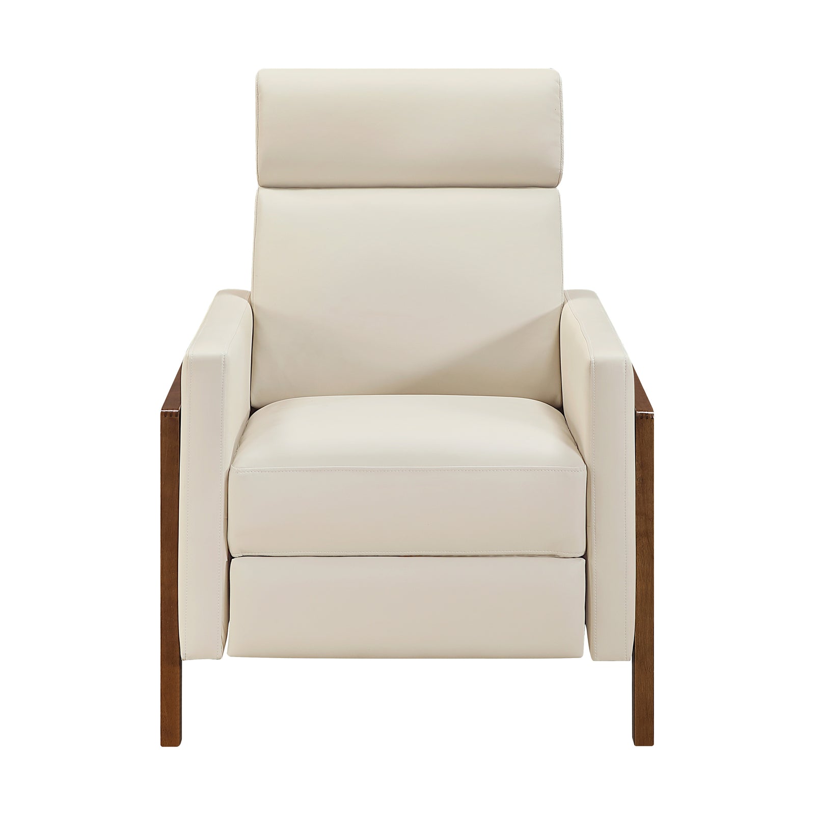 Enzo Faux Leather Push Back Reclining Chair