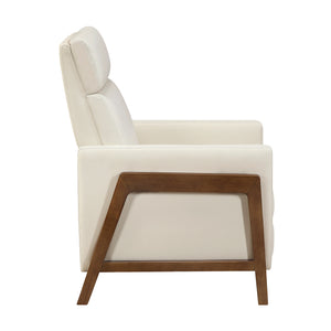 Enzo Faux Leather Push Back Reclining Chair