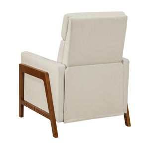 Enzo Faux Leather Push Back Reclining Chair