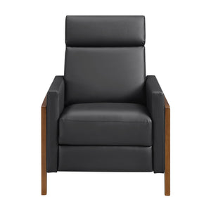 Enzo Faux Leather Push Back Reclining Chair