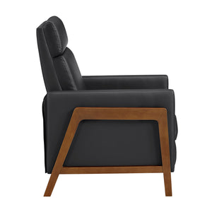 Enzo Faux Leather Push Back Reclining Chair