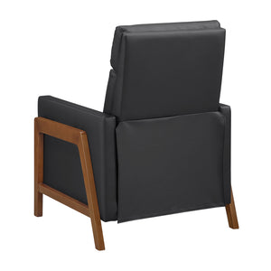 Enzo Faux Leather Push Back Reclining Chair