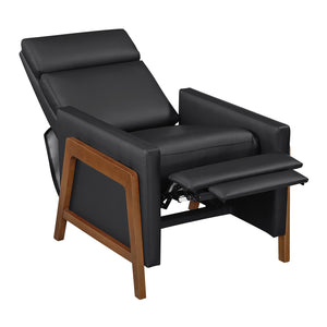Enzo Faux Leather Push Back Reclining Chair
