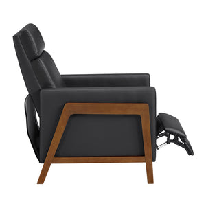 Enzo Faux Leather Push Back Reclining Chair