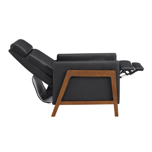 Enzo Faux Leather Push Back Reclining Chair