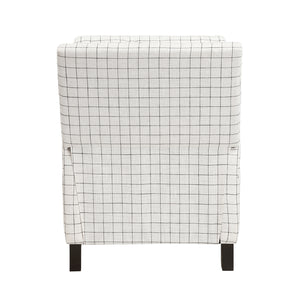 Beatrice Textured Fabric Push Back Reclining Chair