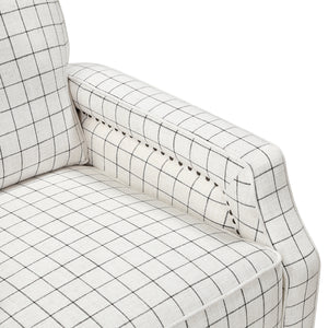 Beatrice Textured Fabric Push Back Reclining Chair