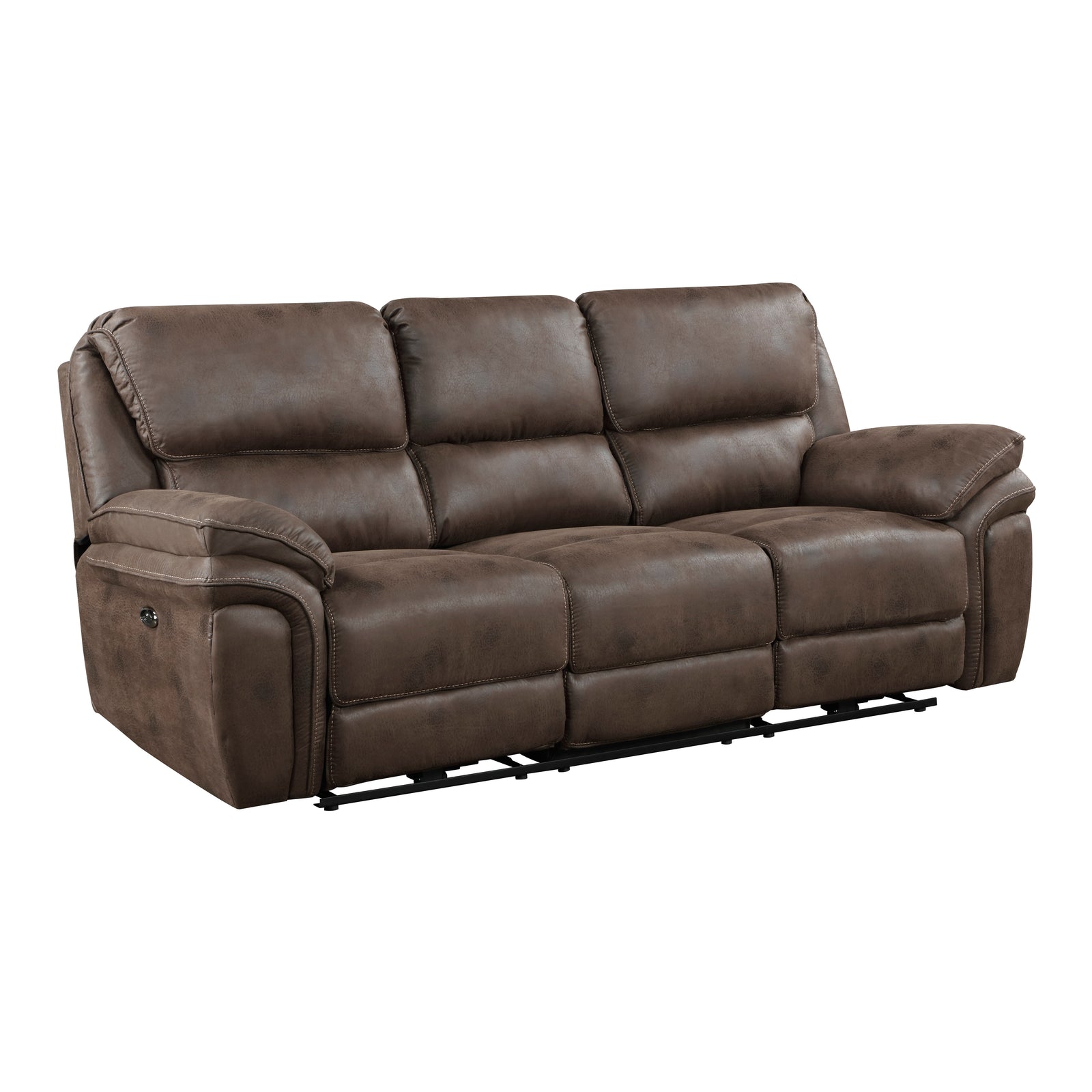 Regina Microfiber Power Double Reclining Sofa
