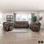 Regina 3-Piece Manual Reclining Living Room Sofa Set