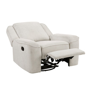Graham Chenille Fabric Swivel Reclining Chair