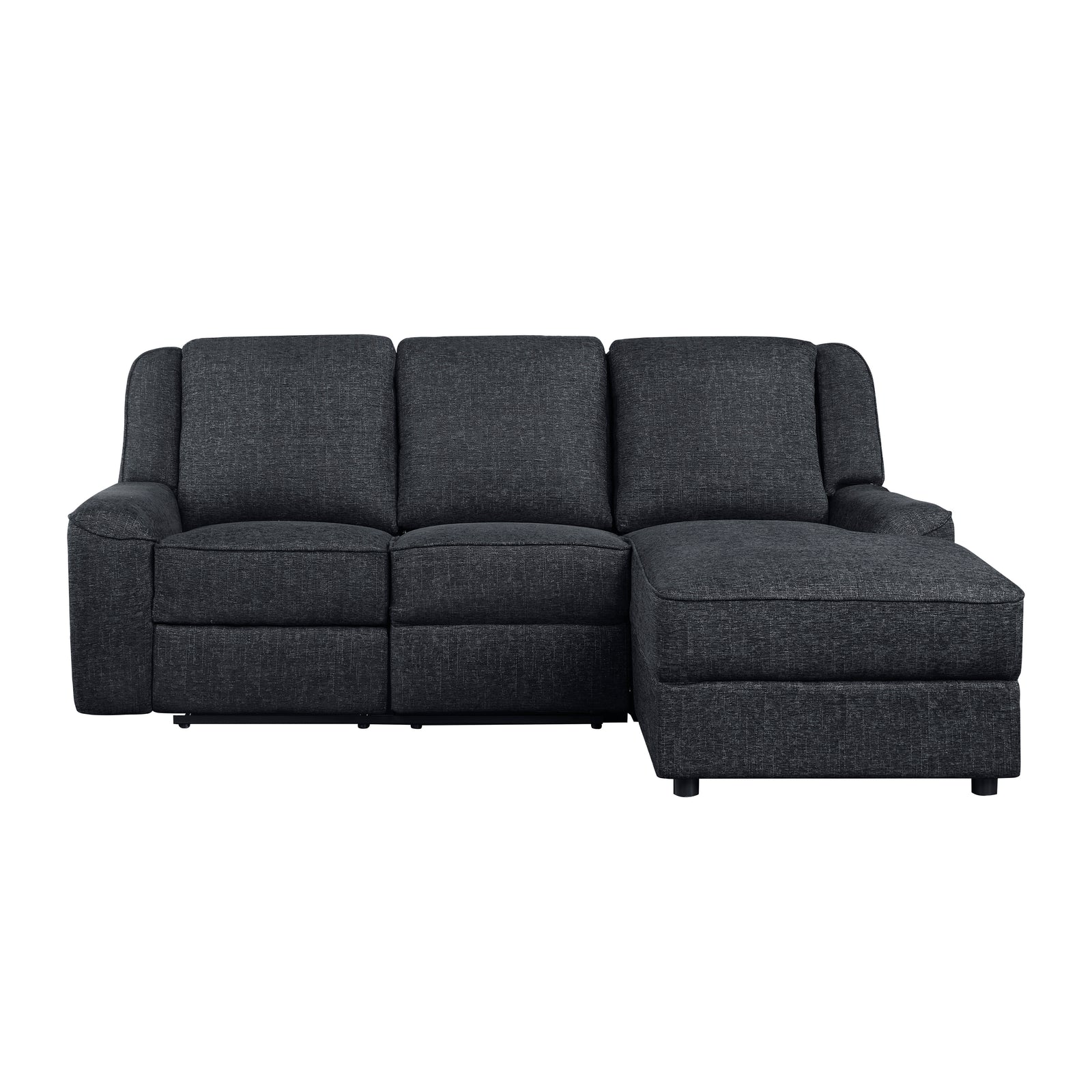 Hassan 2-Piece Manual Reclining Sectional Sofa with Right Chaise
