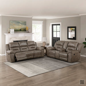 Alonzo 2-Piece Manual Reclining Living Room Sofa Set