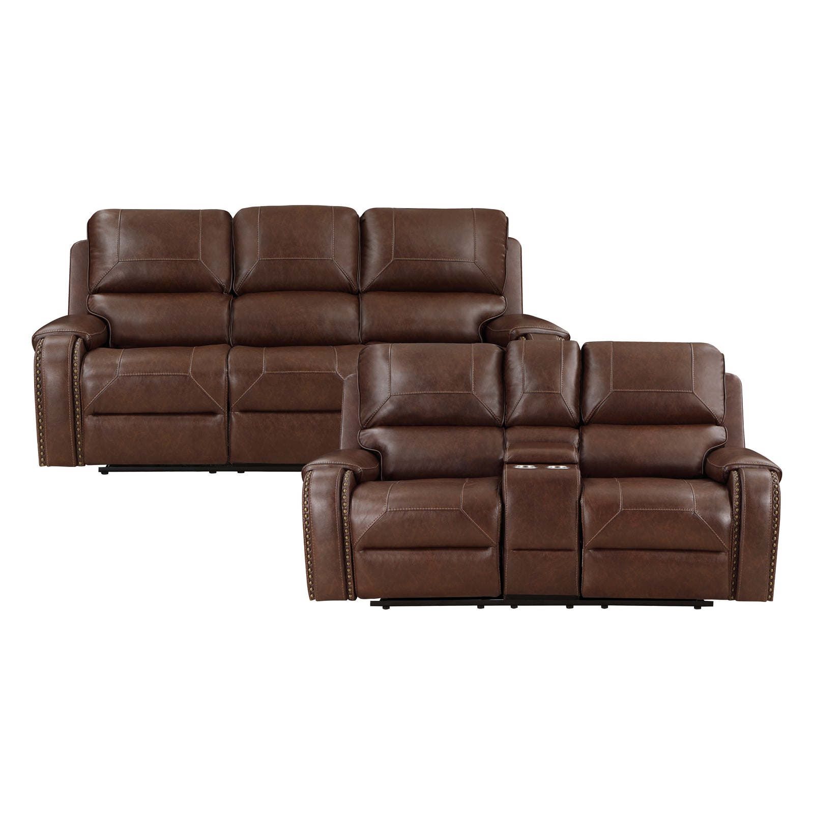 Ashton 2-Piece Manual Reclining Living Room Set