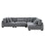 Braidy Corduroy 4-Piece Modular Sectional Sofa