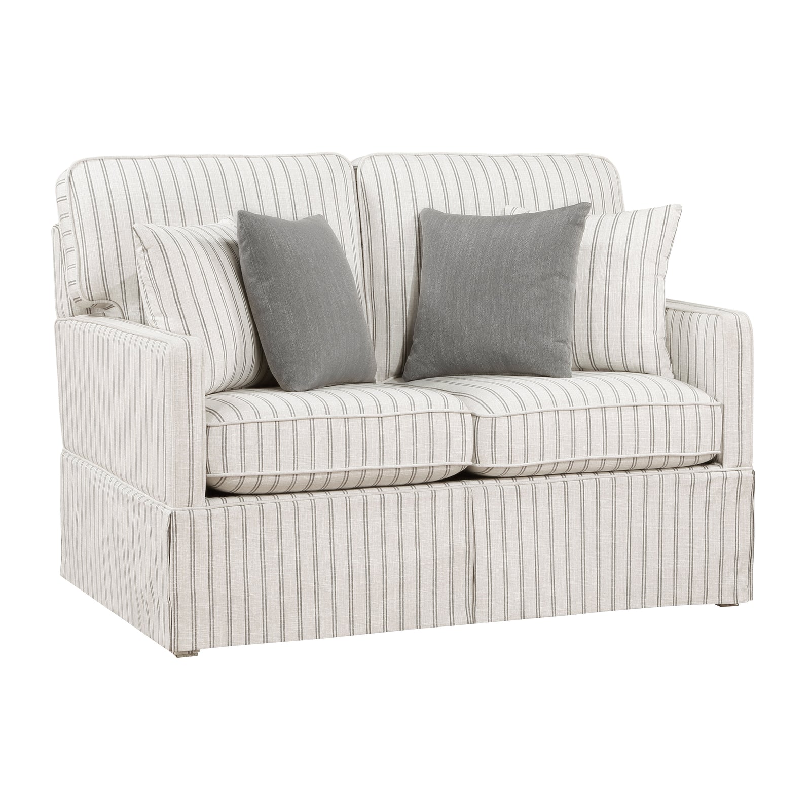 Ventura 2-Piece Textured Fabric Living Room Sofa Set