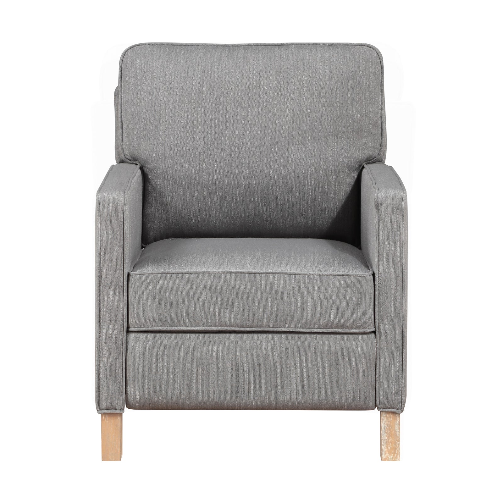 Ventura Textured Fabric Push Back Manual Reclining Chair