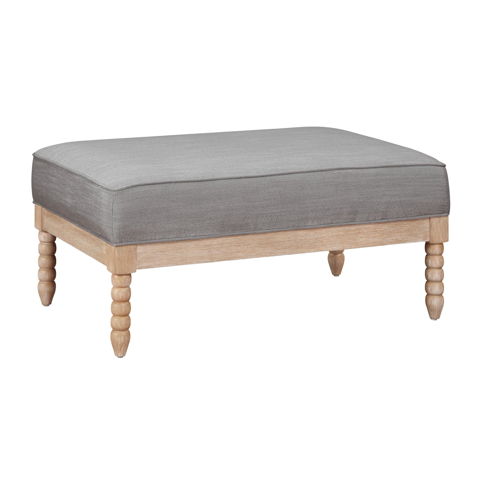 Ventura Textured Fabric Living Room Ottoman