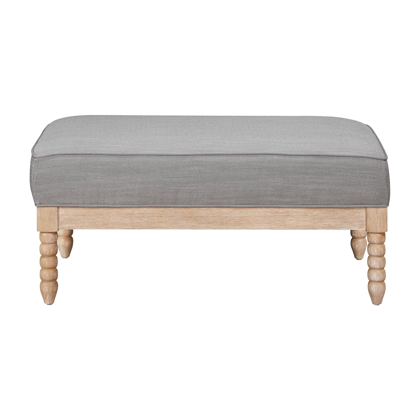 Ventura Textured Fabric Living Room Ottoman