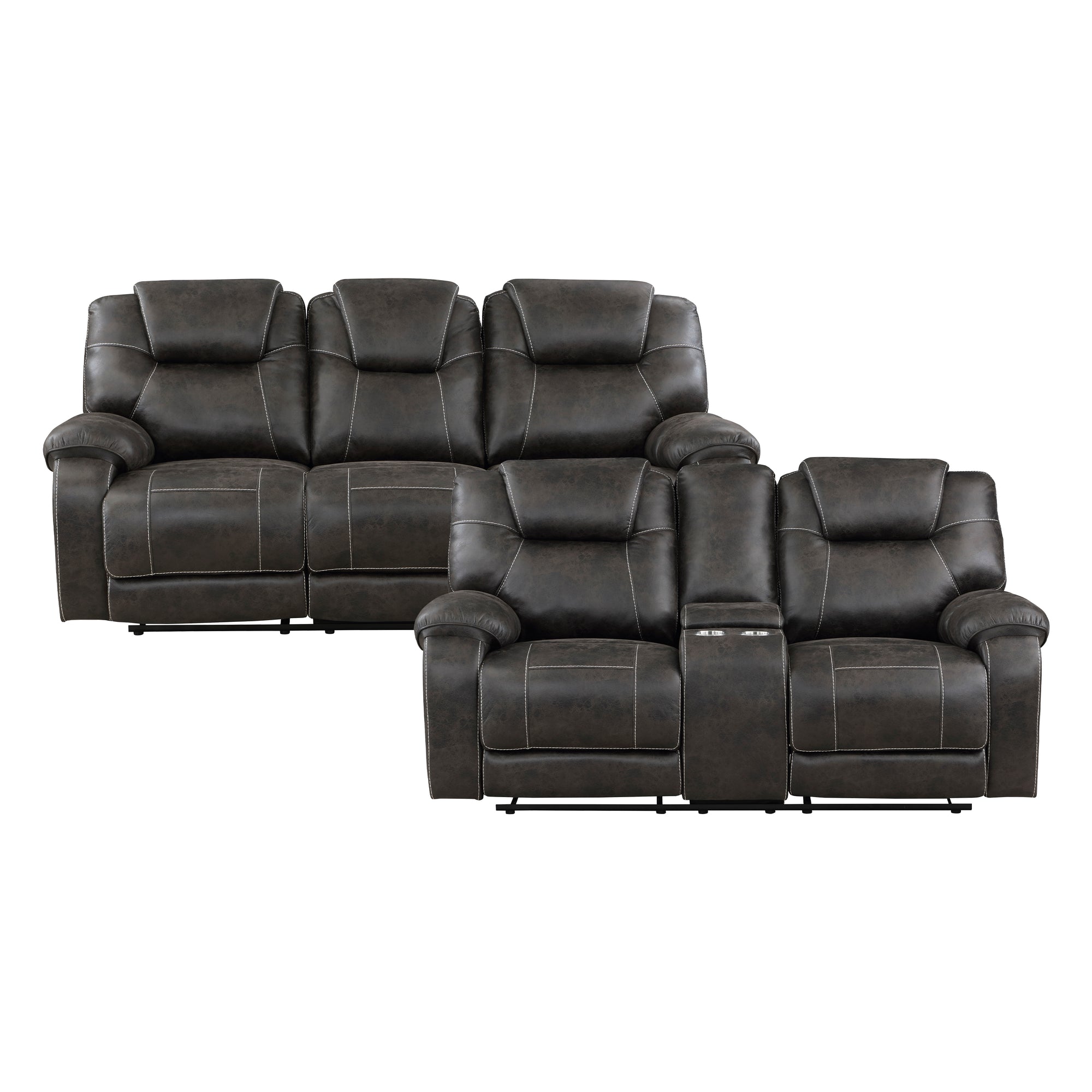 Flannery 2-Piece Manual Reclining Living Room Sofa Set